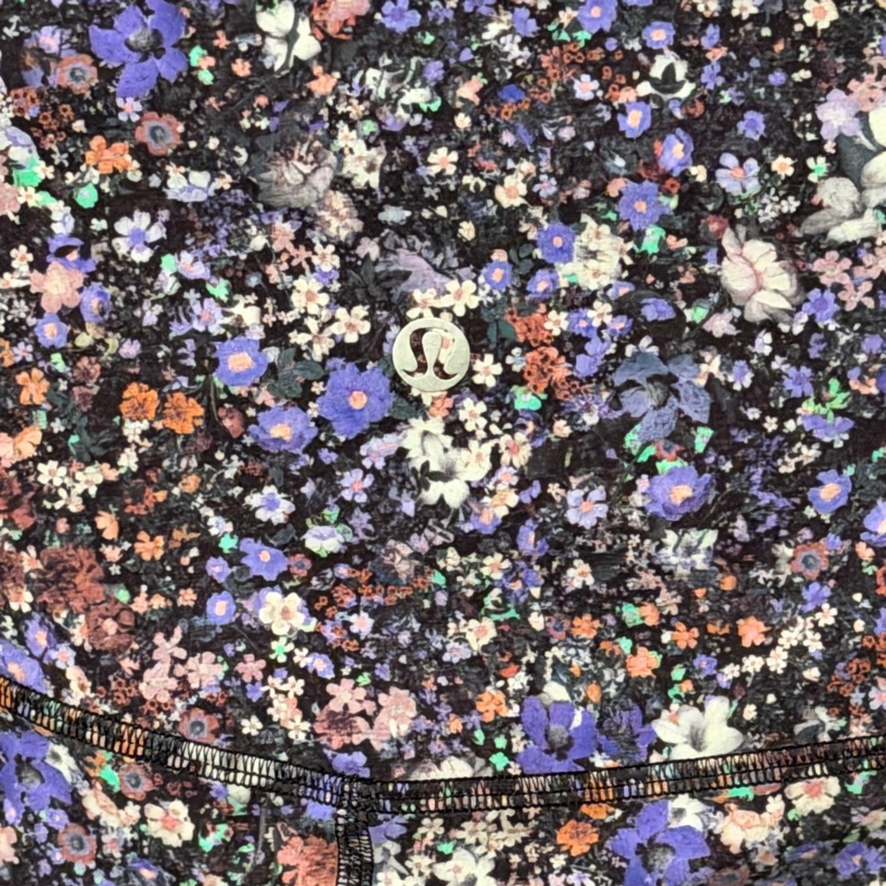 lululemon athletica Purple Floral Leggings - Picture 3 of 4